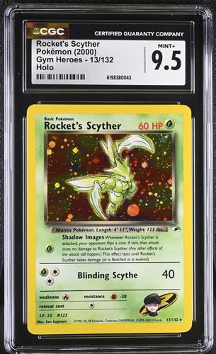 Rocket's Scyther (Unlimited) graded CGC 9.5 for sale on eBay