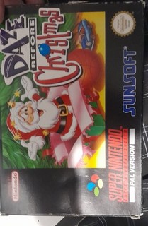 Daze Before Christmas Boxed complete Snes Super Nintendo