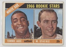 1966 Topps 1966 Rookie Stars Tommie Agee Marv Staehle #164 a5h
