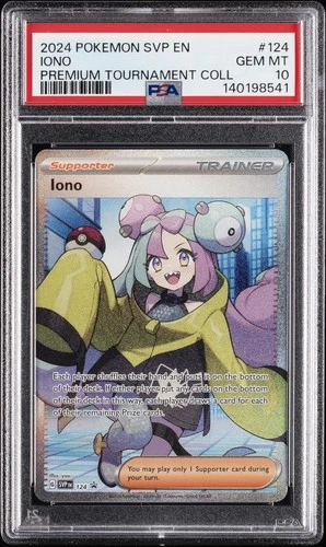 2024 POKEMON SVP EN-SV BLACK STAR PROMO #124 IONO PSA 10
