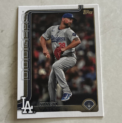 Topps 2025 Series 2 Kirby Yates Los Angeles Dodgers #397 Base Set