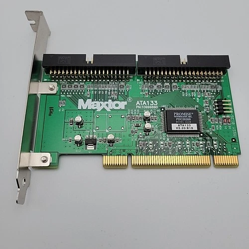 Maxtor ATA133 2-Port PCI RAID Controller Card - P/N : 10999690