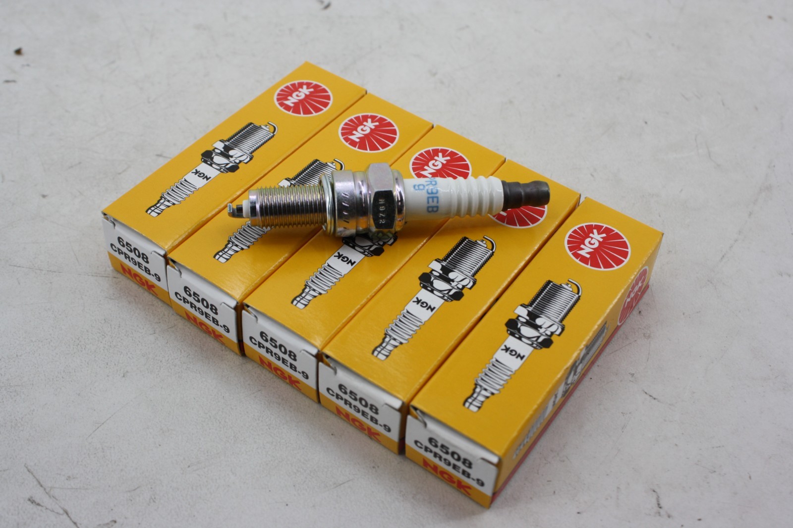 5-PACK GENUINE NGK CPR9EB-9 NICKEL PARK PLUGS #6508