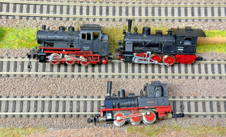 Minitrix Arnold Steam Locomotive 3 Piece Set FAULTY Bundle