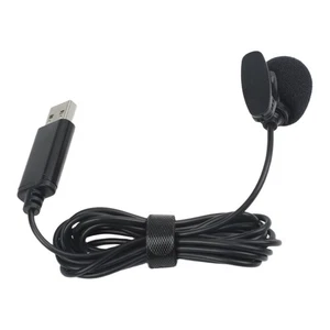 Portable USB Lavalier Microphone adapté à l'utilisation du téléphone intelligent et du véhicule