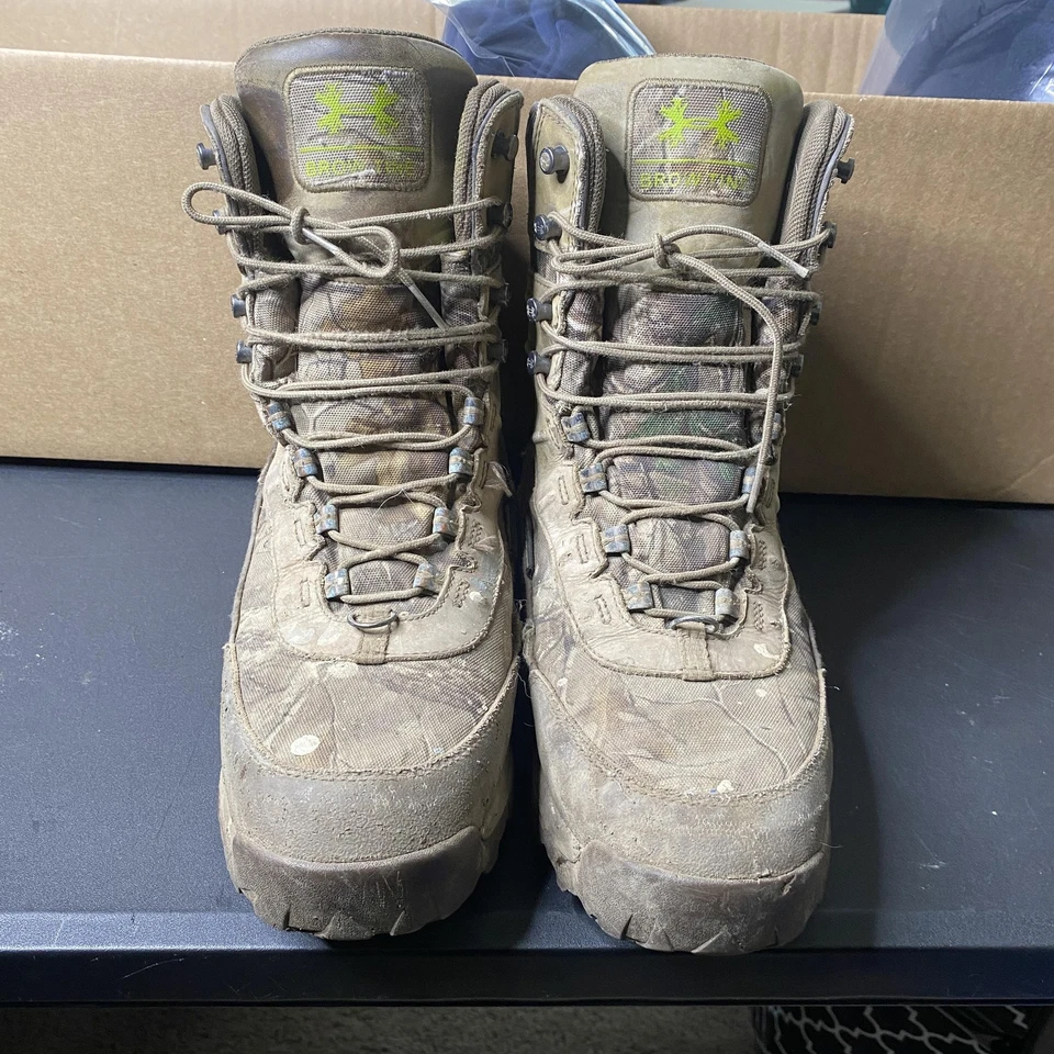 Under Armour Brow Tine Gore-Tex Camo Hunting Boots Mens 10 1240079-946 Brown - Image 2 of 4