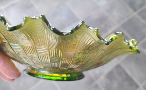 Northwood Good Luck PCE Bowl In Stunning Green - L@ @K!! - Picture 8 of 9