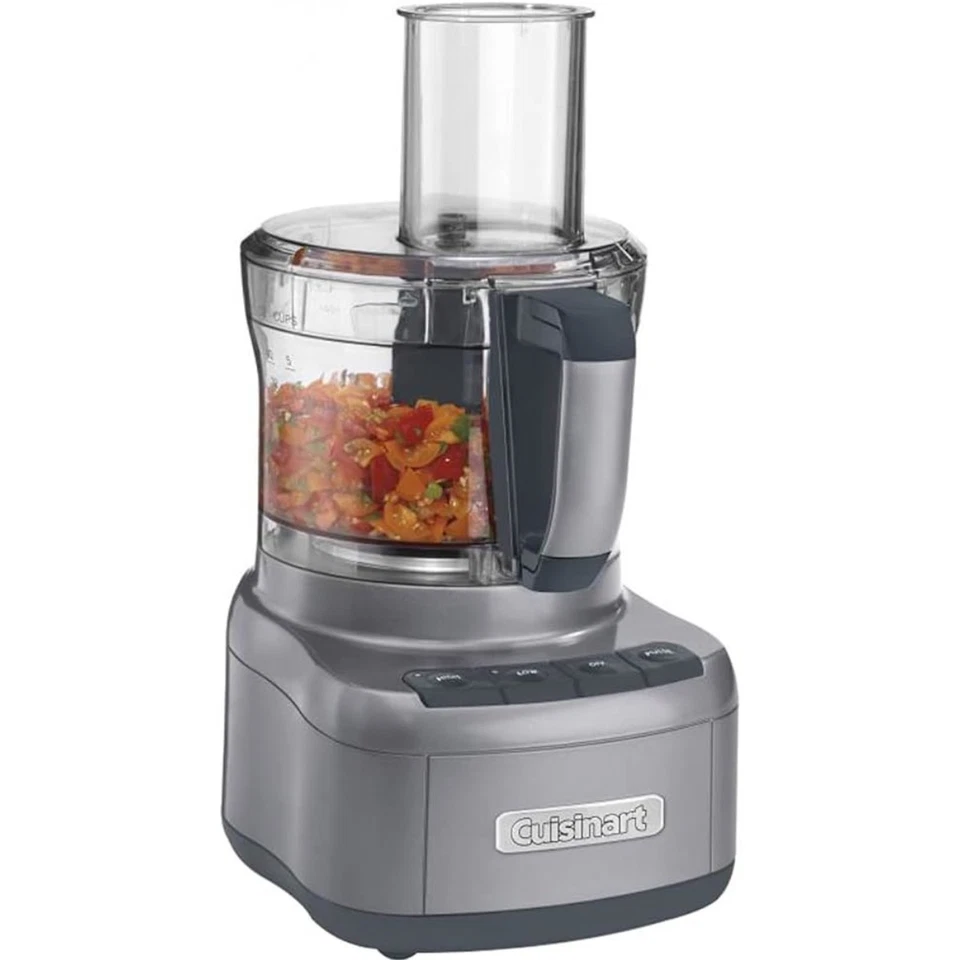 Cuisinart 8 Cup Food Processor, 350-Watt Motor, Gunmetal - FP-1GMFR