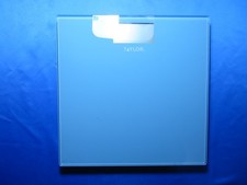 TAYLOR  Digital Glass Bathroom Scale. Seafoam Green. Model 7558. UsedWOT. Clean