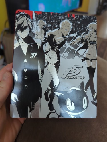 Jeu Persona 5 Édition SteelBook Pour PS4 – Version PAL FR Complète – Très Bon État