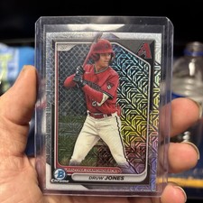 2024 Bowman - Chrome Prospects Druw Jones #BCP-60 Mojo Refractor (RC)