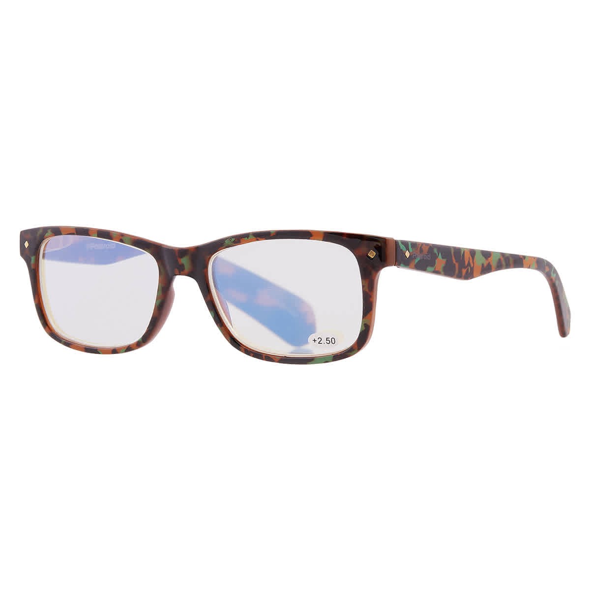 Polaroid Reading Rectangular Unisex Eyeglasses PLD0023R 0C9B 55 250 5690₽