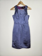 Liberty of London - Lilac Silk Pencil Dress - Size 10