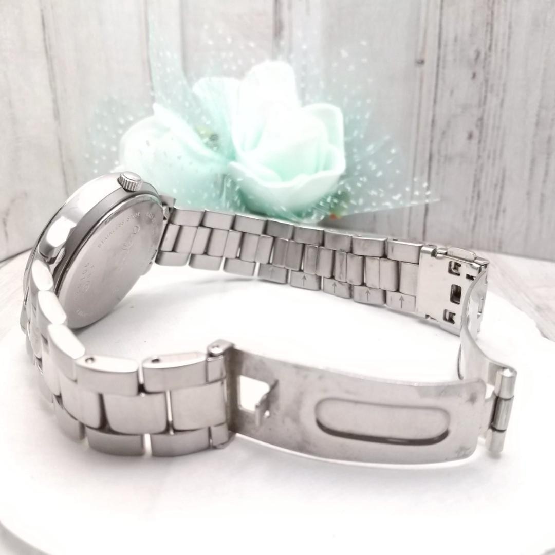 Working agnès b day-date function watch dial blue - image 5