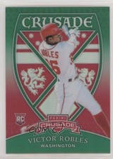 2018 Panini Chronicles Crusade Green Prizm 9/50 Victor Robles #16 2x6