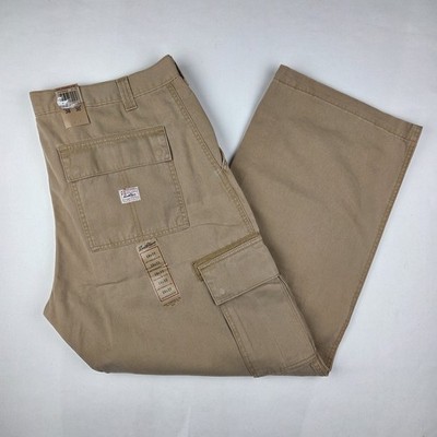Levi Strauss Signature Straight Cargo Pants Mens 38X30 Brown Y2K Deadstock