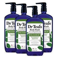Body Wash with Pure Epsom Salt, Relax  Relief with Eucalyptus  Spearmint, 2...