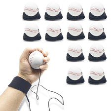 4/8/16 Pack 2.36 inch Wrist Return Balls Baseballs on a String with Wristband...