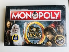 Limited Edition Lord of The Rings Monopoly Unopened - Collectors Edition