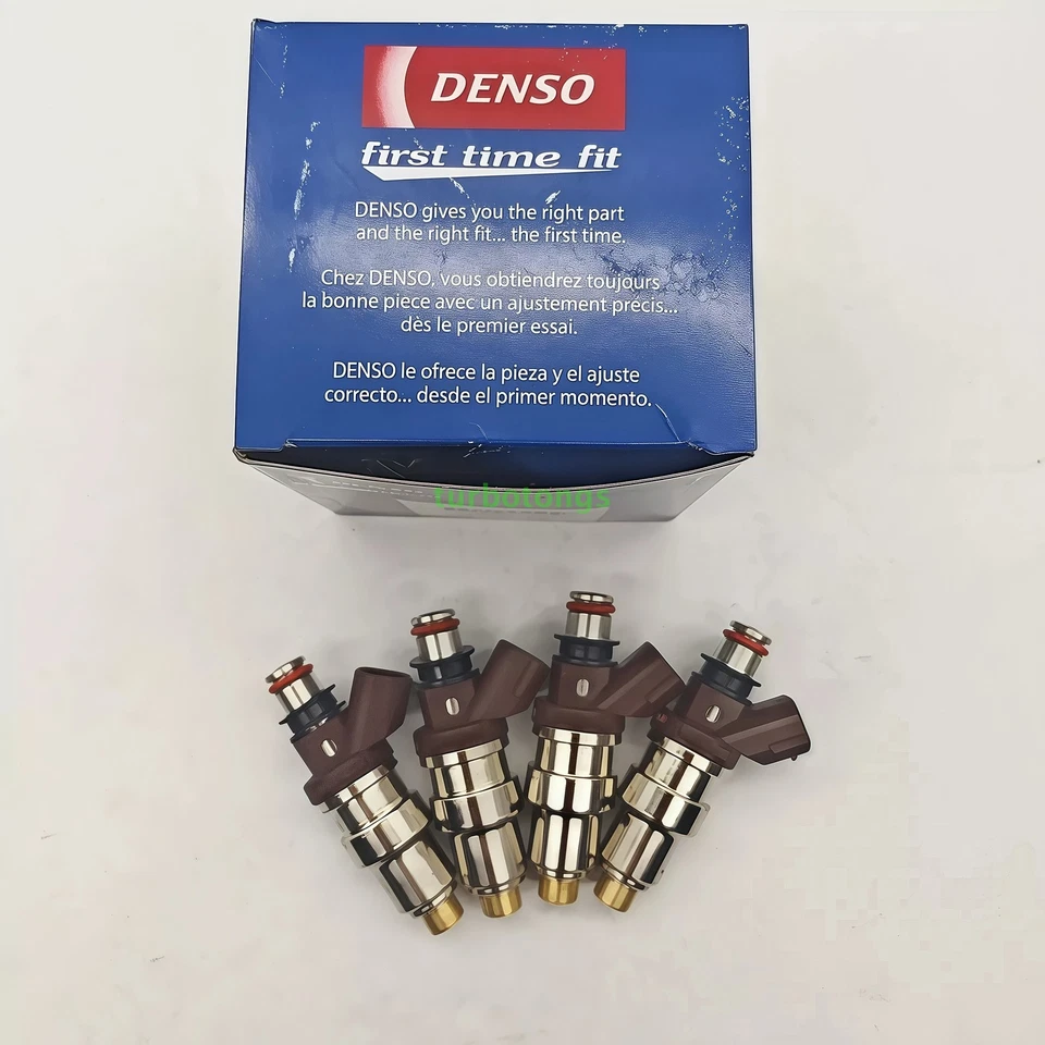 4Pcs Denso Fuel Injectors for 1995-2000 Toyota Tacoma 4Runner T100 - Изображение 3 из 4
