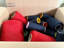 Poliacrilico edilizia alta 5,5 kg confezione filato quasi nuovo 48/2 cono rimanenze T166