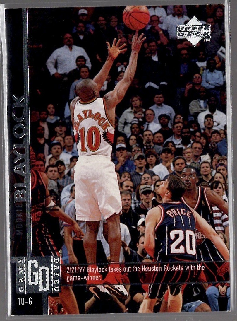 1997-98 Upper Deck #181 Mookie Blaylock Game Dated Atlanta Hawks