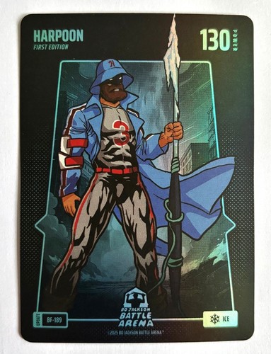 2025 Bo Jackson Battle Arena Update Harpoon `Bryce Harper` BF-189 Ice Foil