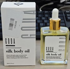 GODA Silk Body Oil Goda Perfume Oil Bath  Shower Oil Smooth Skin 1.7oz EXP 2027