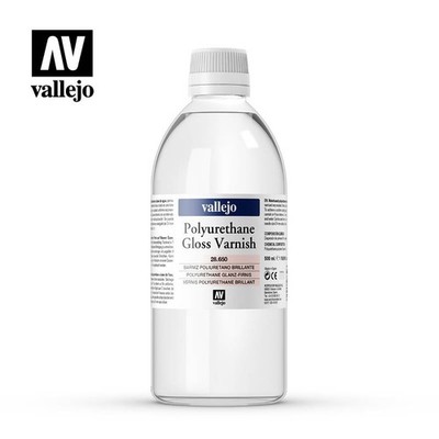 VAL28650 Acrylicos Vallejo Auxillary Products: Gloss Polyurethane Varnish 500ml