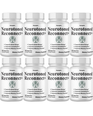 Neurotoned Reconnect+ - Brain Health & Concentration Support- 8 Bottles