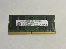 Used - Micron 32GB 2Rx8 PC5-5600B DDR5 SODIMM MEMORY RAM