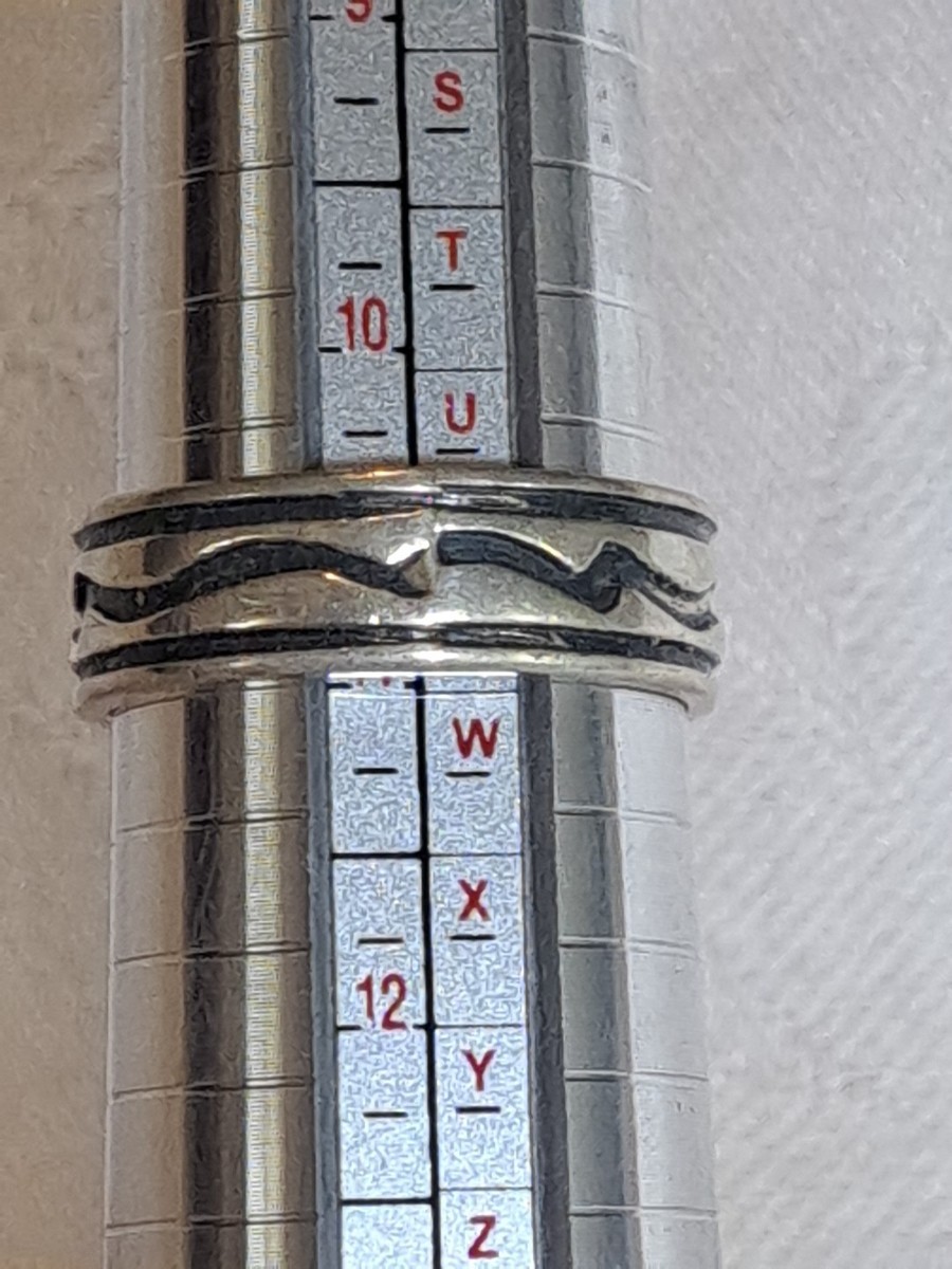 Mens Sterling Silver 925 Ring Size 11 View 4