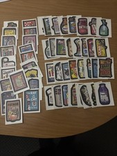 Lot Of 51 Wacky Packages Card Stickers From 1991