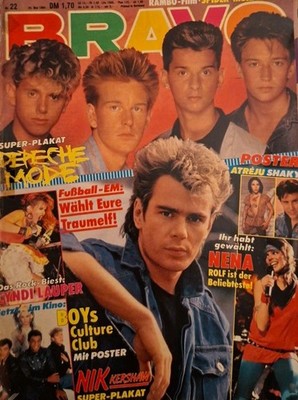 Bravo Nr. 22/1984: Depeche Mode/Rambo/N. de Angelo/Culture Club/Atrèju/Nena-Star