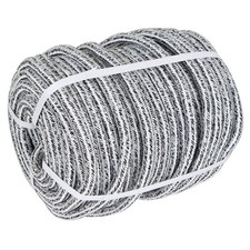 5/8 "x200' 16000 Lbs24 Strand Braided Rope Black White Tensile Strength New