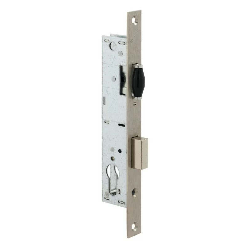 Serrure profil étroit Metalux F108360000 pour réparer et sécuriser un montant de porte alu fin