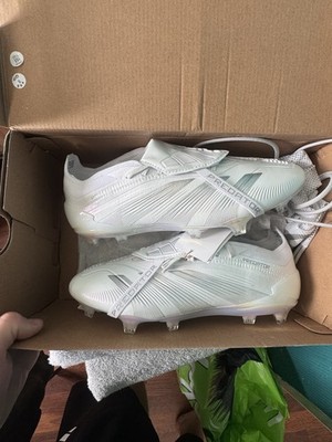 Adidas Predator Elite Ft Fg Herren weiß Fußballschuhe UK Größe 7 neu mit Etikett neu im Karton