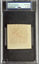 Marilyn Monroe Vintage Signed Cut Autograph – PSA/DNA Certified