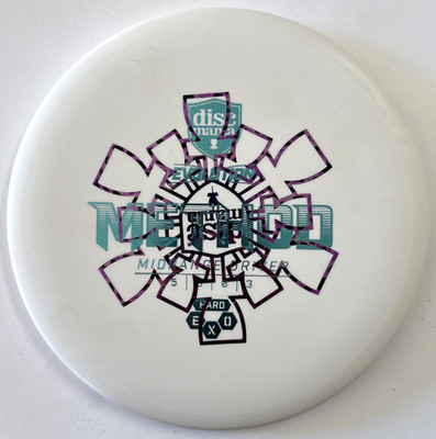 Discmania Hard Exo Method 177g Scaled X-Out White Midrange Disc Golf Disc New