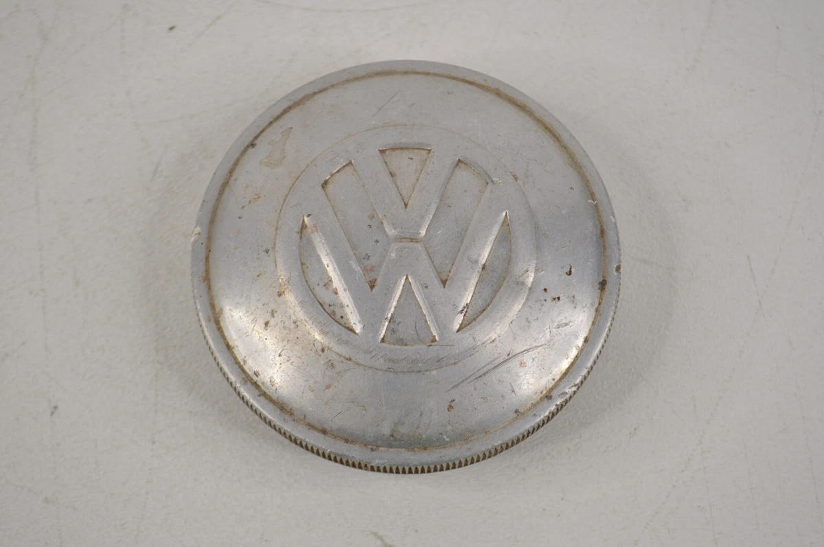 Volkswagen VW Gas Cap w Logo 85mm Aluminum Patent Blau Beetle Bus