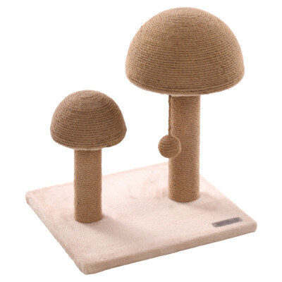 Flamingo Kratzbaum Nisha beige 44,5x34,5x46cm Cat Tree mit Rasselspielzeug