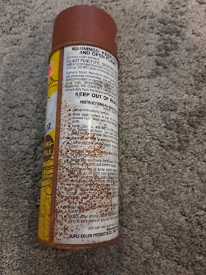 Vintage Dupli-Color Auto Panel Primer Spray Paint Can Brown | eBay