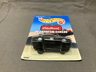 ミニカー Hot Wheels '68 TRANS-AM CAMARO Hot Wheels Edelbrock 68 TRANS-AM CAMARO🌸gold/black;real