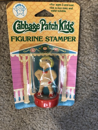 1984 Milton Bradley 100 Piece Cabbage Patch Kids Puzzle & Figurine Stamp Sealed - Picture 10 of 10