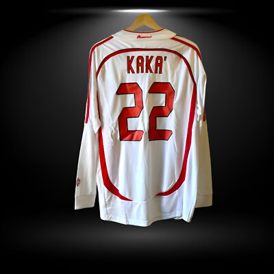 AC Milan KAKA #22 Long Sleeve Retro Vintage Classic Shirts 2006/07