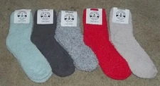 NWT 1 Pair Women's Fluffy Fuzzy Socks 5 Colors U Choose by Yacht & Smith New