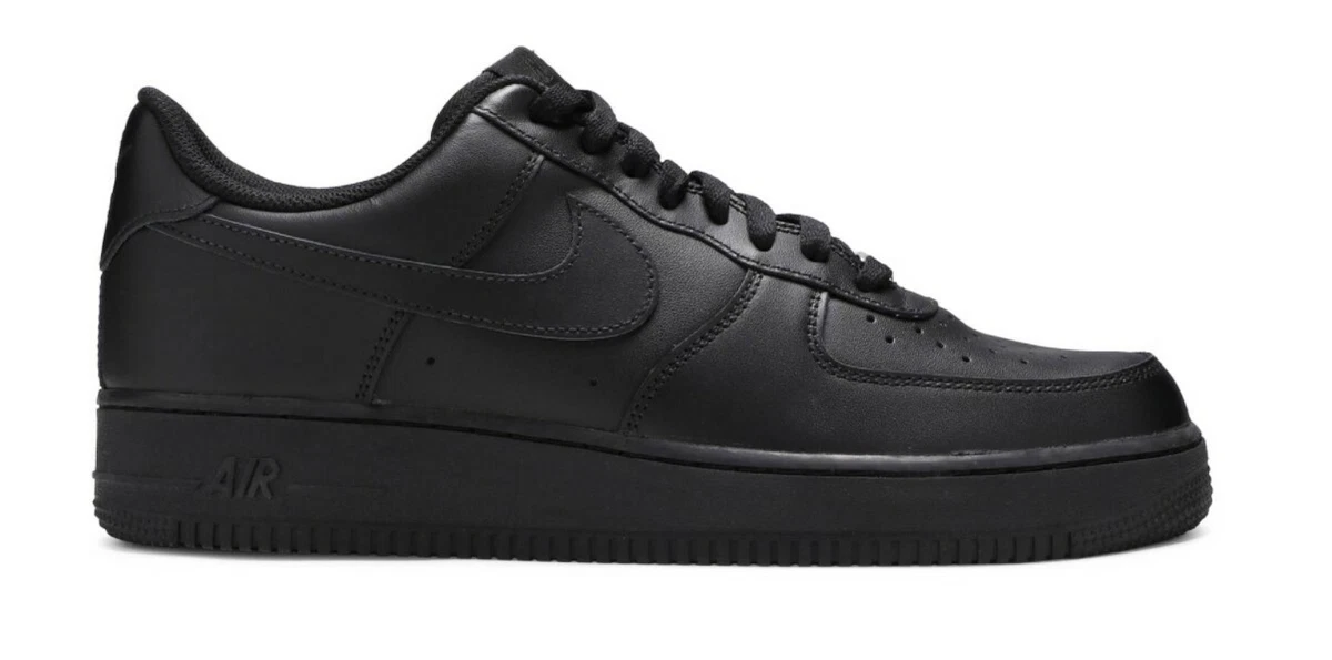 nike air force 1 black size 7 men's