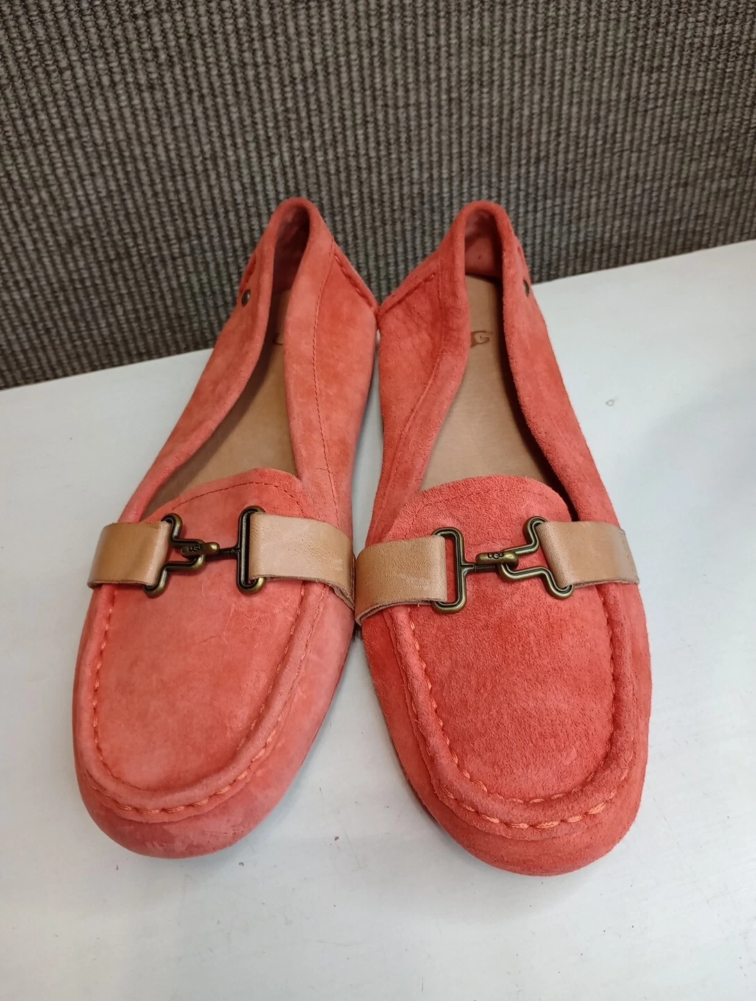 Mocassini UGG Peach scamosciati taglia 7