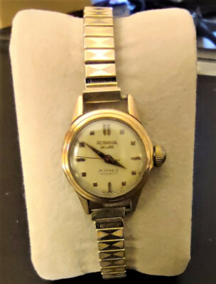 Womens Rodania Deluxe 21 Jewel Incabloc Swiss Mechanical Watch