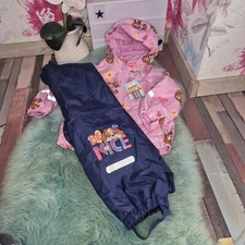 Zweiteiliger gefütterter Regenanzug Paw Patrol Gr. 86/92 Neu
